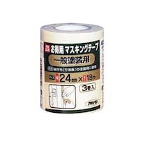 アサヒペン PCお徳用マスキングテープ 24X3巻入り (一般塗装用) 62228369 1個