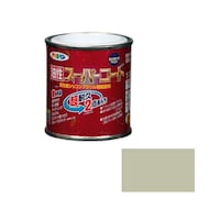 アサヒペン 油性スーパーコート 1/12L (ソフトグレー) 62230706 1個