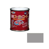 アサヒペン 油性スーパーコート 1/12L (ライトグレー) 62230707 1個
