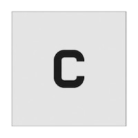 アイマーク ステンシル C 文字サイズ50×40mm ASTC5040 ASTC5040 1枚