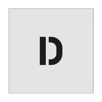 アイマーク ステンシル D 文字サイズ50×40mm ASTD5040 ASTD5040 1枚