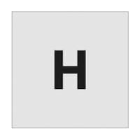 アイマーク ステンシル H 文字サイズ50×40mm ASTH5040 ASTH5040 1枚