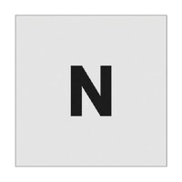 アイマーク ステンシル N 文字サイズ50×40mm ASTN5040 ASTN5040 1枚