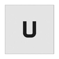 アイマーク ステンシル U 文字サイズ50×40mm ASTU5040 ASTU5040 1枚