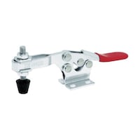 育良精機 下方押え型トグルクランプ スチール 水平ハンドル(31112) クランプアーム移動角度90° フランジベース 締付力2.27kN ISKHH4500 ISKHH4500 1個