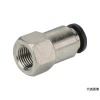 ピスコ チューブフィッティング メスストレートチューブ6ネジM5 PCF6M5 PCF6M5 1個