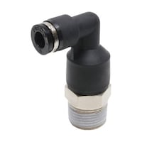 ピスコ チューブフィッティング ロングエルボ チューブ6 接続口径R3/8 PLL603 PLL603 1個