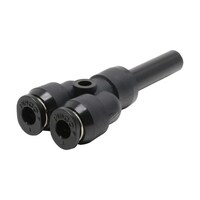 ピスコ チューブフィッティングミニ 違径ブランチユニオンワイ チューブ4 継手6 PWJ64M PWJ64M 1個