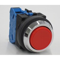 IDEC 平形押ボタンスイッチ 赤 ABN110R ABN110R 1個