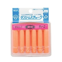 日本理化学工業 ダストレス蛍光チョーク(6本入) 橙 DCK6RG DCK6RG 1ケース