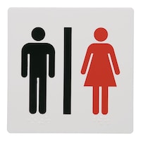 ヒカリ 点字サイン 御手洗 男女 TS5143 TS5143 1個