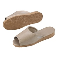 TKG 抗菌前あきDXスリッパ M ベージュ SSK5242 SSK5242 1足