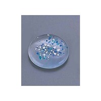 青山硝子 ガラス丸型箸置 青 MGSRB 62672841 1個