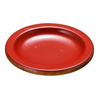 TKG 木製 内朱そば薬味皿 62679867 1個