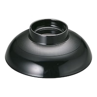 関東プラスチック工業 ニューメラミン小吸椀(外黒内朱) 蓋 M2183 M2183 1個