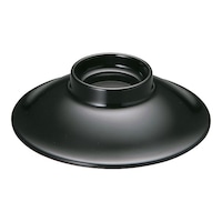 関東プラスチック工業 ニューメラミン汁椀 (外黒内朱) 蓋 M355 M355 1個