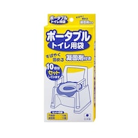 サンコー ポータブルトイレ用袋 1箱(10袋入) AE59 AE59 1箱
