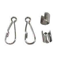 ユタカメイク 金具 紐用ナスカンセット 細丸紐用B3mm×A23m JN01 JN01 1セット