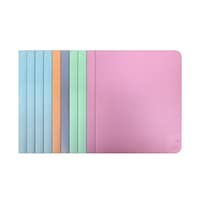 ニューヨー フラットファイル A4 パステル 5色 10冊入 A1036 A1036 1セット