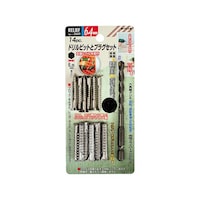 イチネンミツトモ ドリルビットとプラグ組 6.4mm ステンレスネジ入 26649 26649 1セット