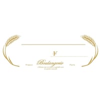 よし与工房 ベーカリーサイズ プライスカード 麦の穂