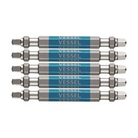 ベッセル 剛彩ビット 5本組 (両頭スクエア) SQ3×65mm GS5P42 GS5P42 1パック