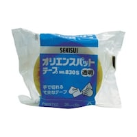 セキスイ オリエンスパットテープNo.830S 38×50M 透明 P60ST02 P60ST02 1巻