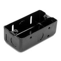 外山電気 黒 日本間BOX1個用(鉄) NSB1B NSB1B 1個