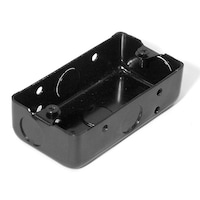 外山電気 黒 日本間BOX1個用浅(鉄) NSB1B28 NSB1B28 1個