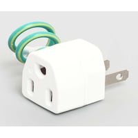 アメリカン電機 アダプター 接地なし→接地付 K6002 K6002 1個