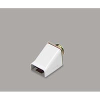 マサル工業 メタルモール付属品 ストレートボックスコネクター A型 ホワイト A1132 A1132 1個