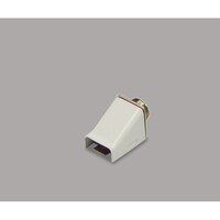 マサル工業 メタルモール付属品 ストレートボックスコネクター A型 ミルキーホワイト A1133 A1133 1個