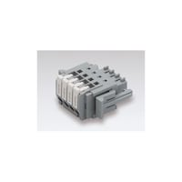 サトーパーツ スクリューレス端子台 プラグ 300V5A 2極 SL4000AP2PGY SL4000AP2PGY 1個