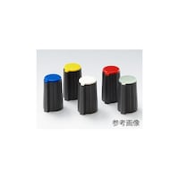 サトーパーツ つまみ 10.3mm 黒 キャップ:蓄光 シャフト径Φ3用 K300LU K300LU 1個