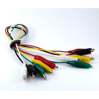 GB 中クリップ付コード 5色 40cm 5本入り GBMCM5C455P GBMCM5C455P 1袋