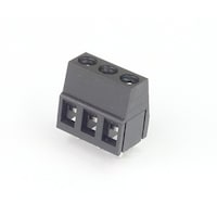 GB 大型ターミナルブロック 3極 5.08mmピッチ 黒 縦向き GBTB50LKL3P GBTB50LKL3P 1個