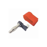 マル信無線電機 L型バナナプラグ 赤 MK621Lアカ MK621Lアカ 1個