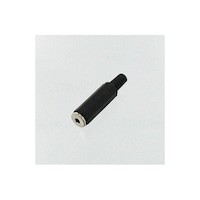 Linkman 3.5Φステレオジャック 黒 ケーブル用 ケーブルガード付キ WTN04F1086S WTN04F1086S 1個