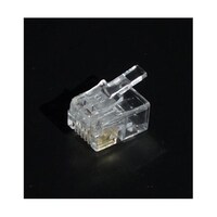 アズワン 6極6芯モジュラープラグ RJ1166 RJ1166 1個