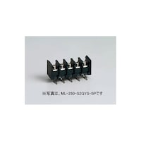 サトーパーツ 貫通型端子台 プリント基板用ライトアングル 250V10A セムスネジ 8極 ML250S2GYS8P ML250S2GYS8P 1個