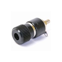 MSK ターミナル 黒 10.5Φ穴 パネル用 絶縁型 TM051クロ TM051クロ 1個