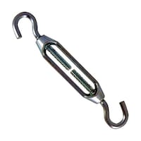 HHH ダイカスト ターンバックル 両フック メッキ DT6 DT6 1個