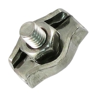 ひめじや ステンレス 板型ワイヤークリップ シングル