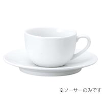 江部松商事 おぎそチャイナ ソーサー 4615 ホワイト 7628610 7628610 1個