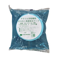 オカモト アクリル気密防水テープAS03 白 片面タイプ 75mm AS0375 AS0375 1巻