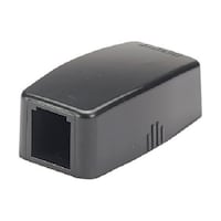 パンドウイットコーポ ローゼットボックス シャッターなし 1個口 黒 JOQ10000BL JOQ10000BL 1個