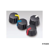 サトーパーツ つまみ サイズ:φ26 色:黒 指示線:赤 シャフト径φ6用 K210R K210R 1個