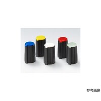 サトーパーツ つまみ サイズ:10.3mm 色:黒 キャップ:赤 シャフト径φ3用 K300R K300R 1個