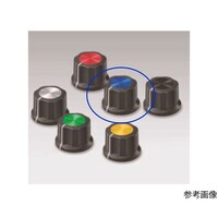 サトーパーツ つまみ φ22(サイズ:M、黒/青) K8000MBL K8000MBL 1個