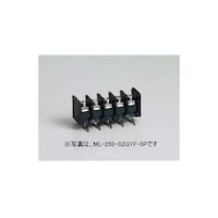 サトーパーツ 貫通型端子台 プリント基板用ライトアングル 250V10A 角座金付ネジ 8極 ML250S2GYF8P ML250S2GYF8P 1個